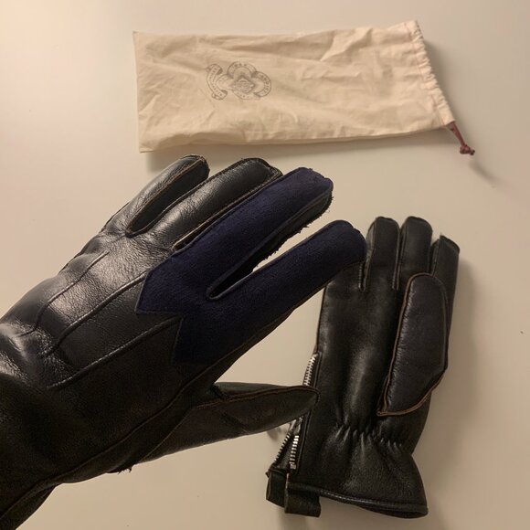 ADDICT CLOTHES 'new vintage' motorcycle riding gloves size USA mens medium - Picture 6 of 11